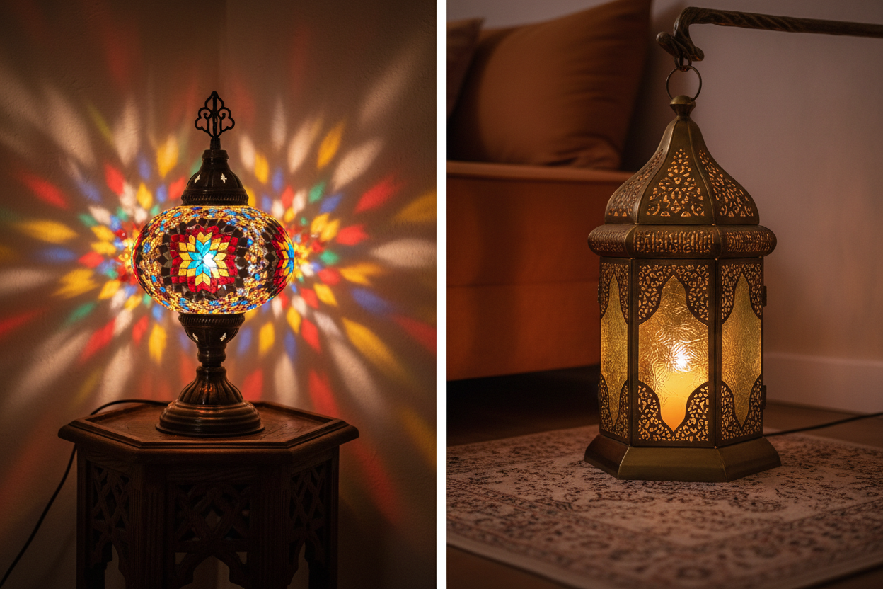 How to Style a Turkish Mosaic Lamp in Your Home