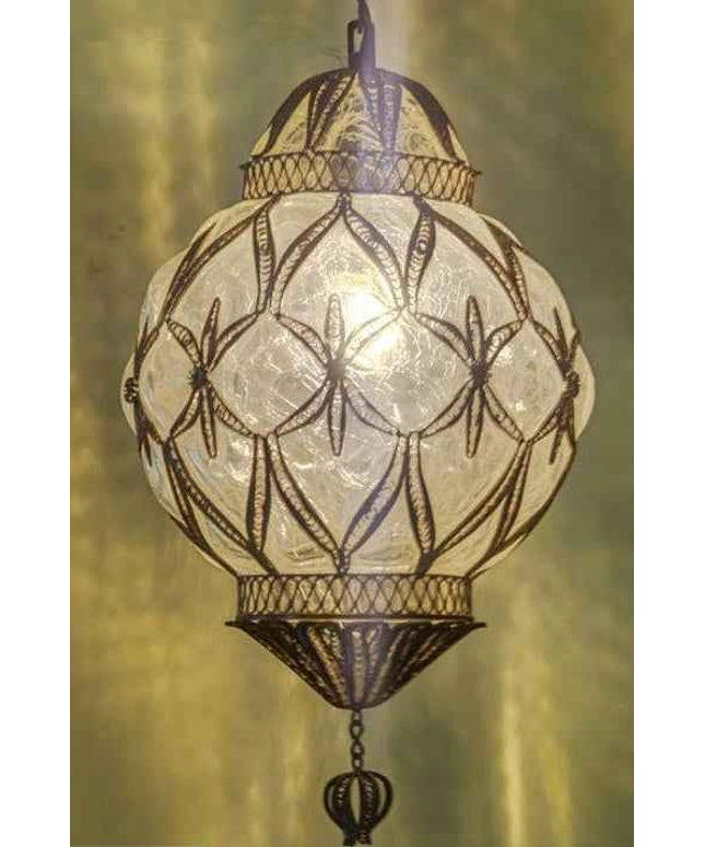 Blown Glass Lamp
