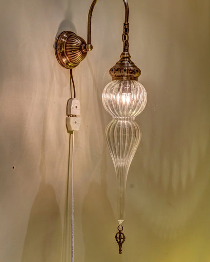 Blown Glass Wall Lamp