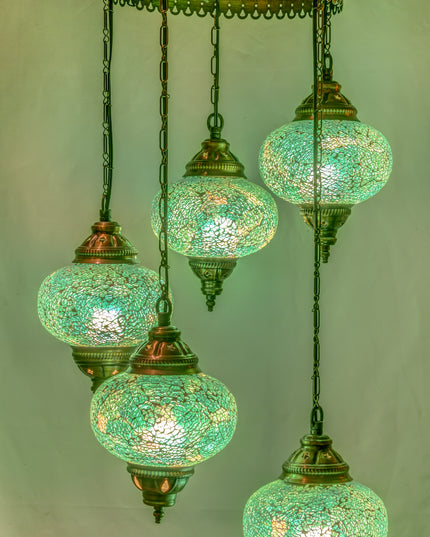 Chandelier - 5 Glass #3