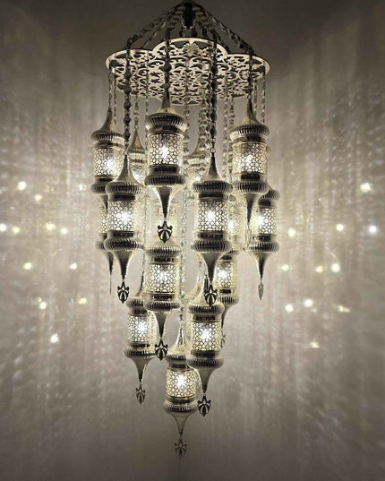 Lasercut Moroccan Chandelier