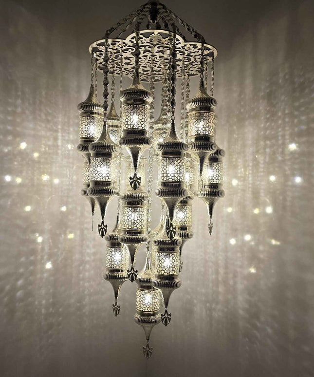 Lasercut Moroccan Chandelier