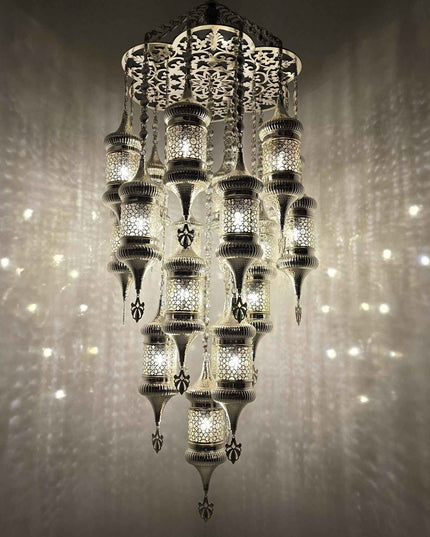 Lasercut Moroccan Chandelier