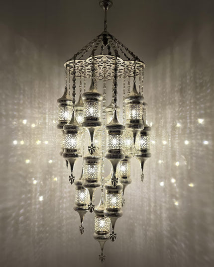 Lasercut Moroccan Chandelier