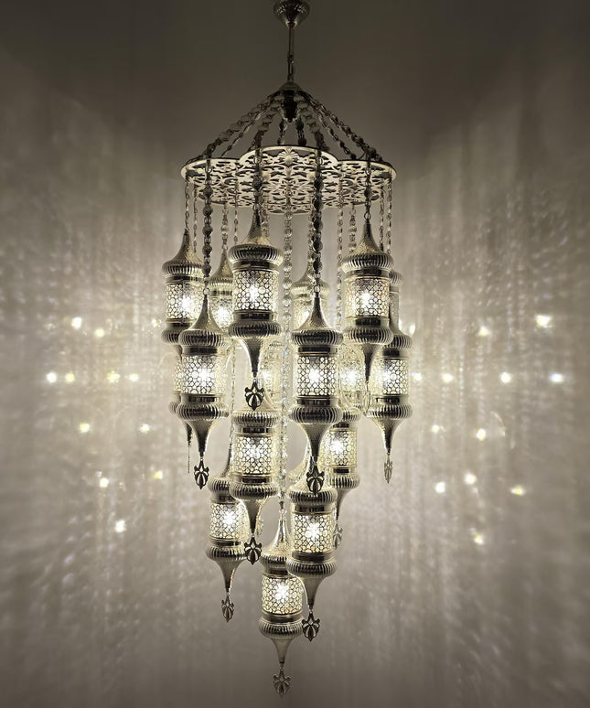 Lasercut Moroccan Chandelier