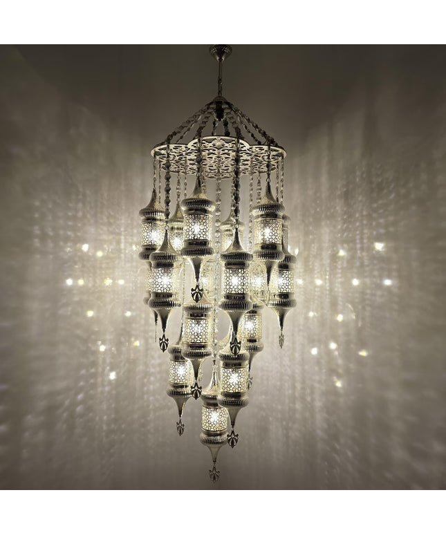 Lasercut Moroccan Chandelier