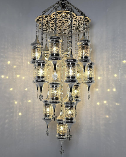 Lasercut Moroccan Chandelier