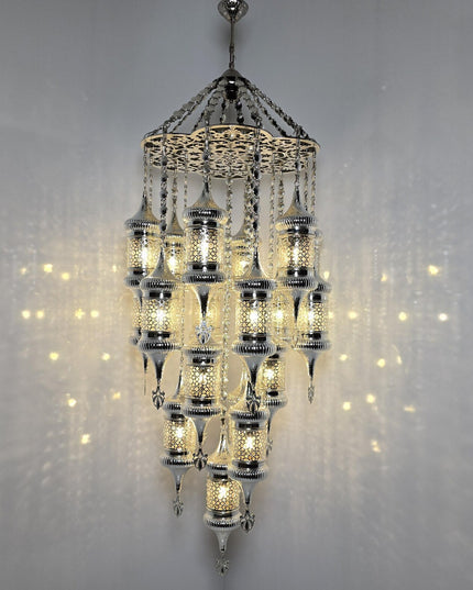Lasercut Moroccan Chandelier