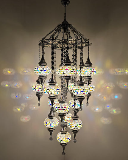 Mosaic Chandelier