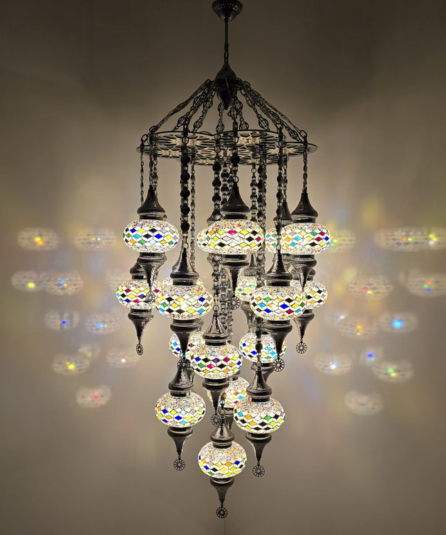 Mosaic Chandelier