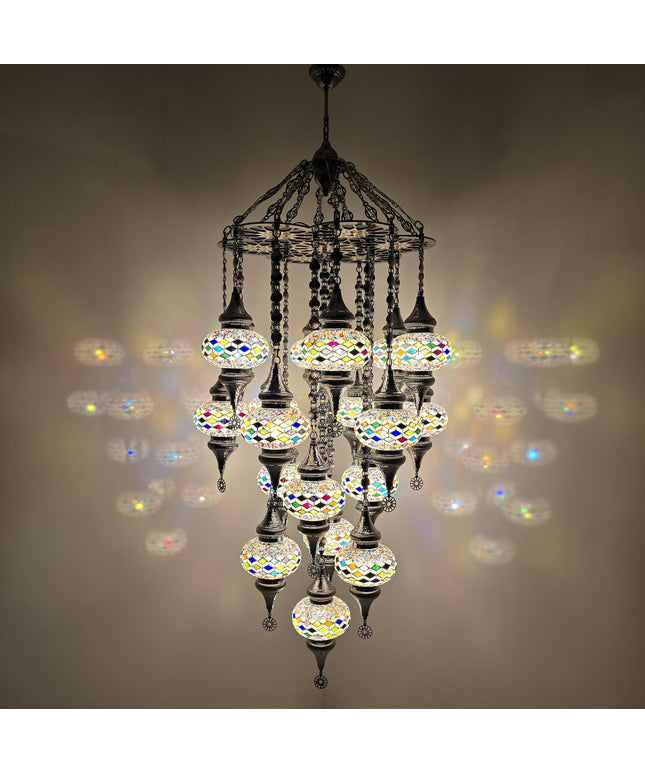Mosaic Chandelier