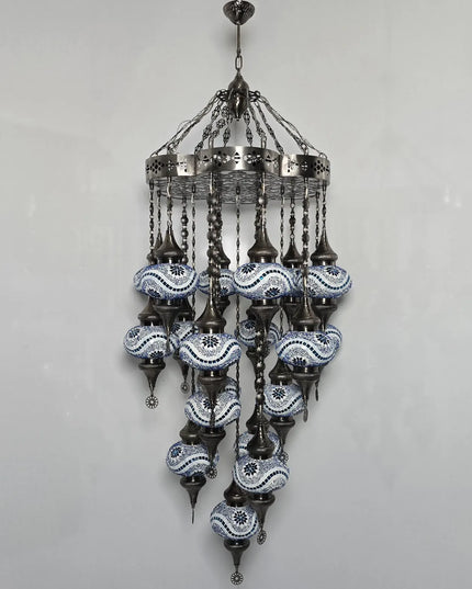 Lasercut Large Mosaic Chandelier