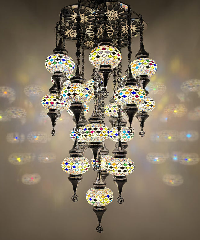 Mosaic Chandelier