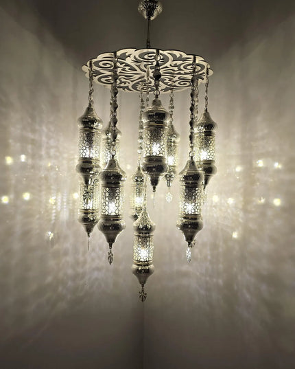 Lasercut Moroccan Chandelier