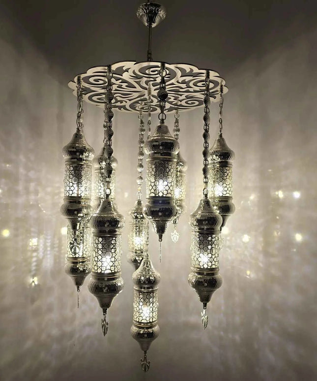 Lasercut Moroccan Chandelier