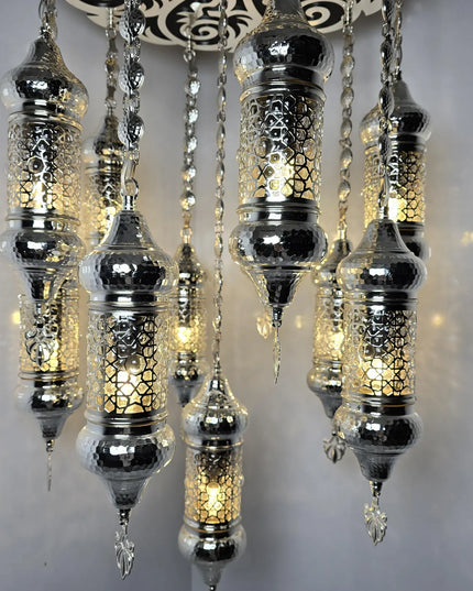 Lasercut Moroccan Chandelier