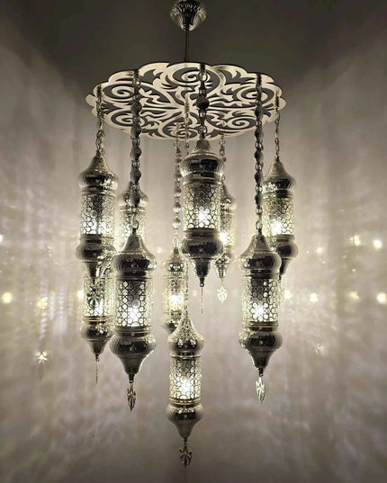 Lasercut Moroccan Chandelier
