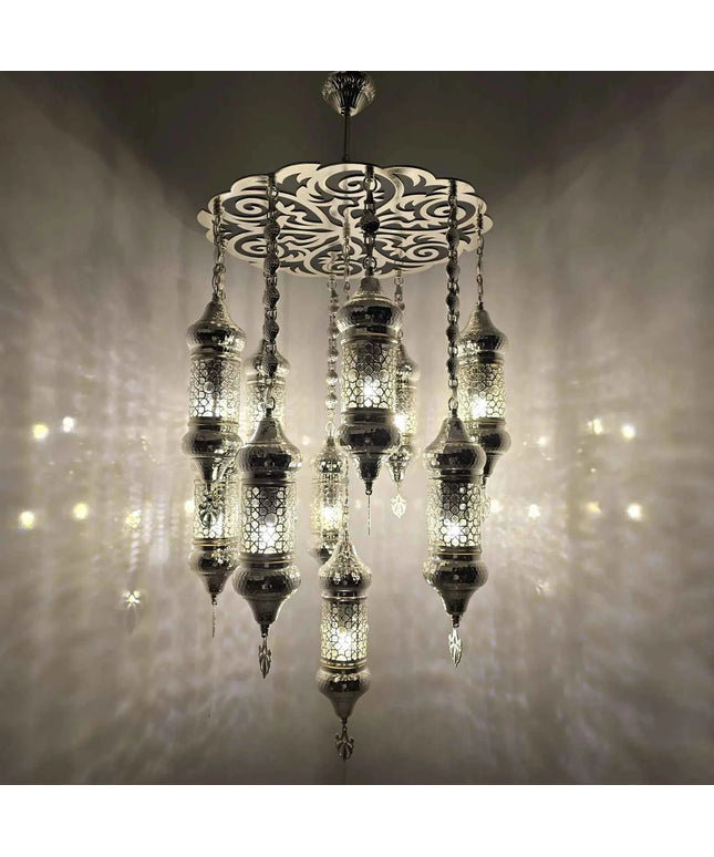 Lasercut Moroccan Chandelier