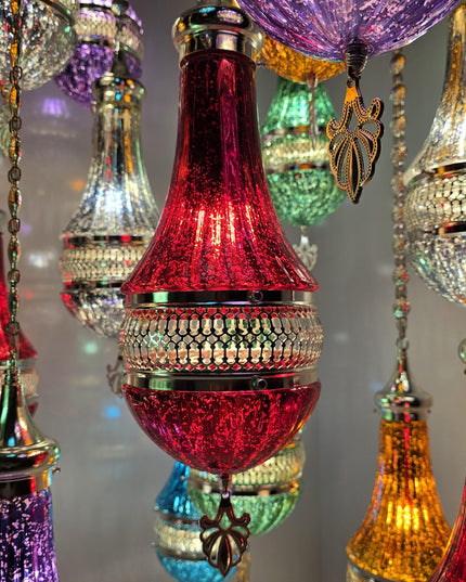 Pyrex Glass Large Special Chandelier