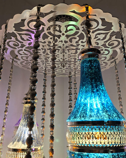 Pyrex Glass Large Special Chandelier