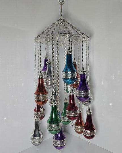 Pyrex Glass Large Special Chandelier