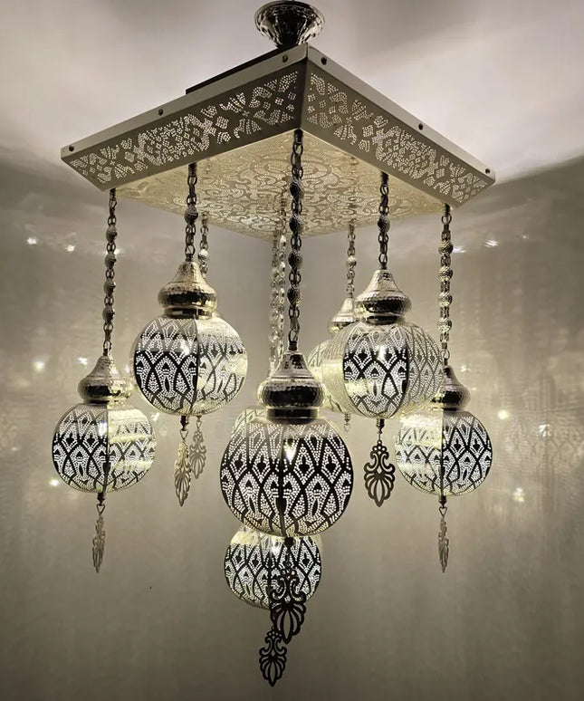 Moroccan Special Handcrafted Large Chandelier